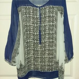 Chico's sheer tunic